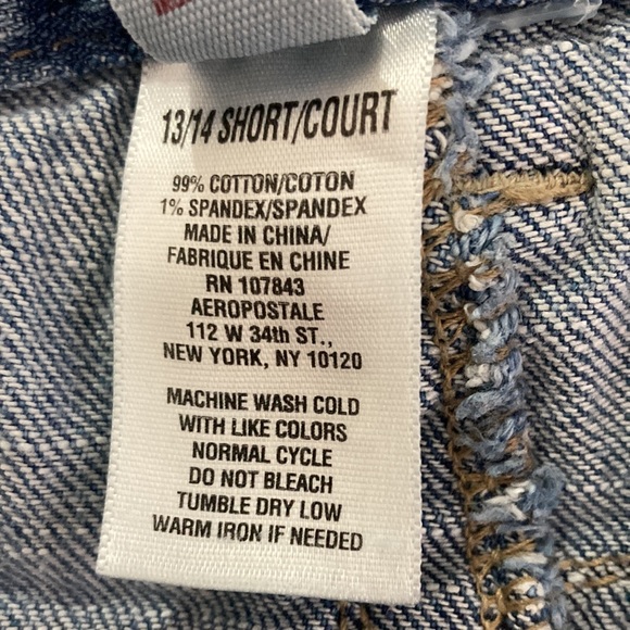 Aeropostale Skinny Flare Jeans Size 13/14 Short - Picture 9 of 9